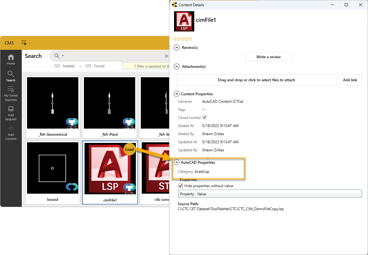 using CMS with AutoCAD scripts