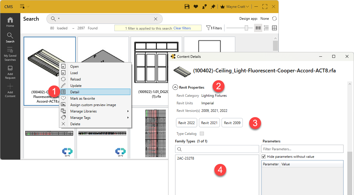 using CMS with Revit image